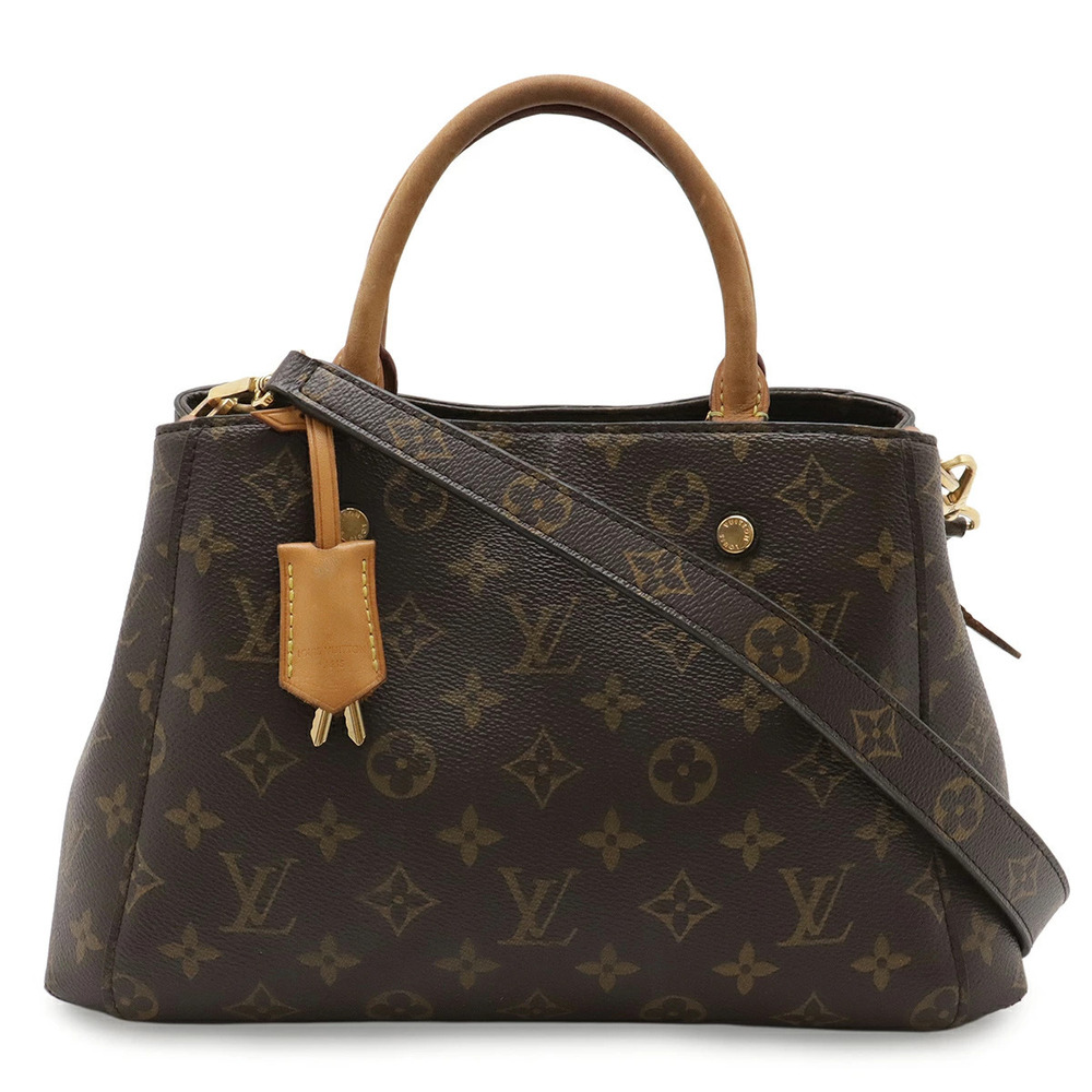 LOUIS VUITTON Monogram Montaigne 2way Shoulder Bag Crossbody